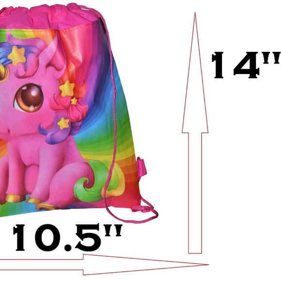 Girls Unicorn Gift Set Stones Watch & Drawstring Backpack. Choose From 3 Colors - Picture 15 of 16